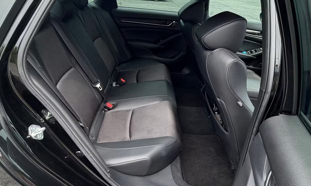Inside the Cruise Knoxville 2022 Honda Accord Hybrid — clean, roomy rear seats